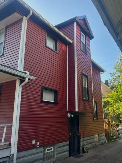 HGE red siding project
