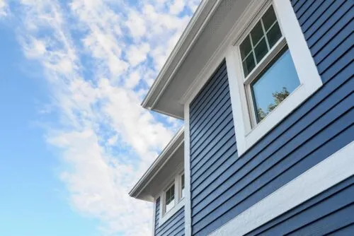 Custom Blue Siding
