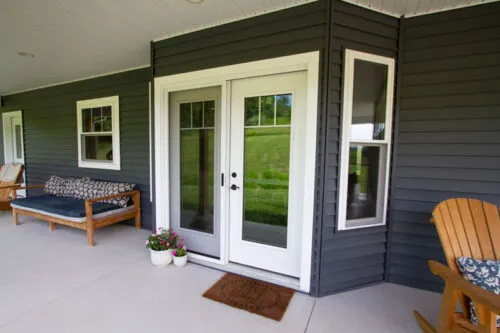 ProVia Signet Smooth Hinged Patio Door Snow White