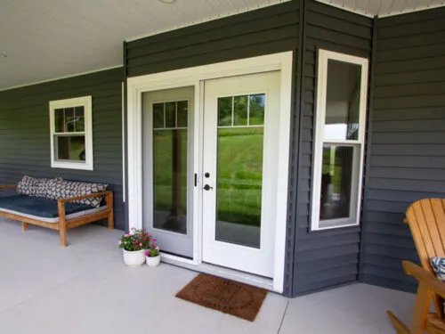 ProVia Signet Smooth Hinged Patio Door Snow White