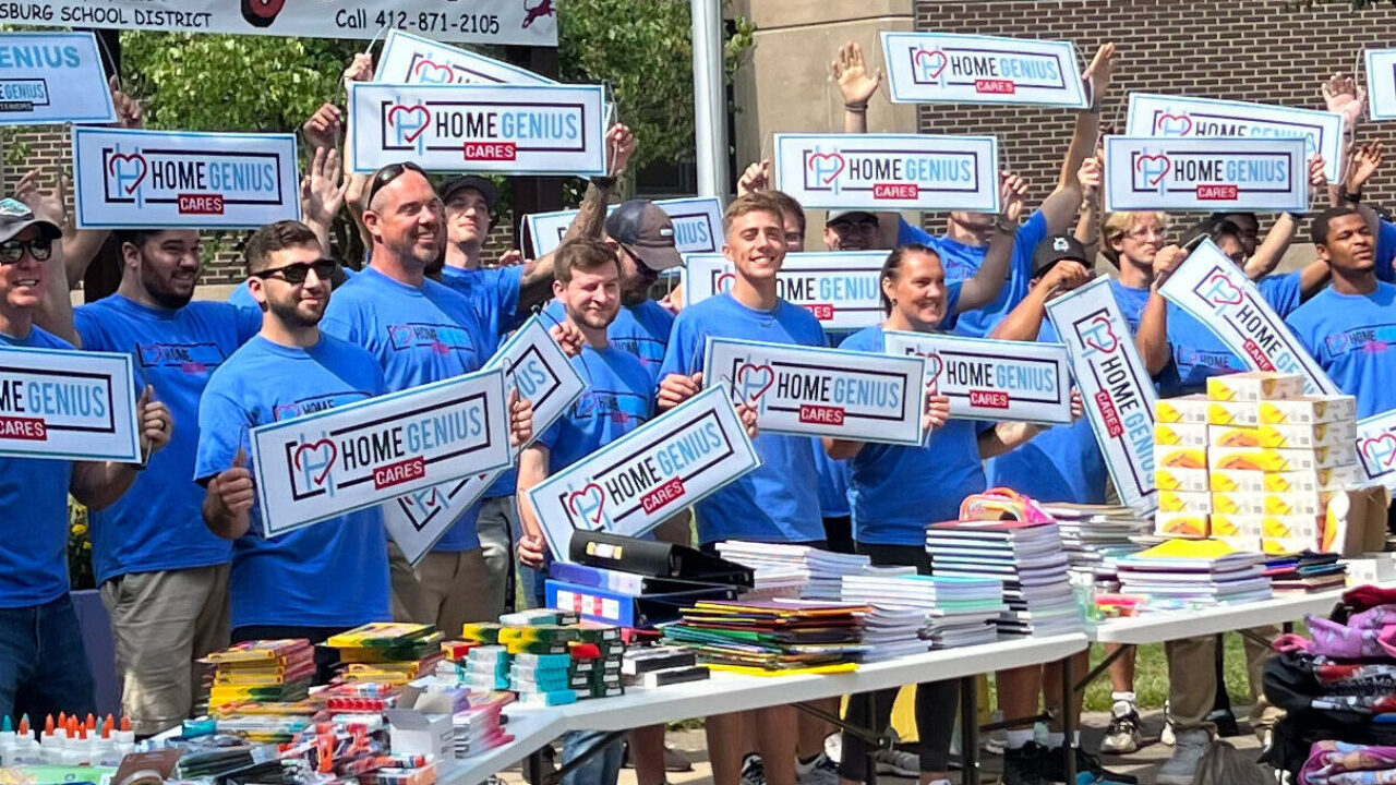 Home Genius Cares Ronald McDonald House School Supply Drive