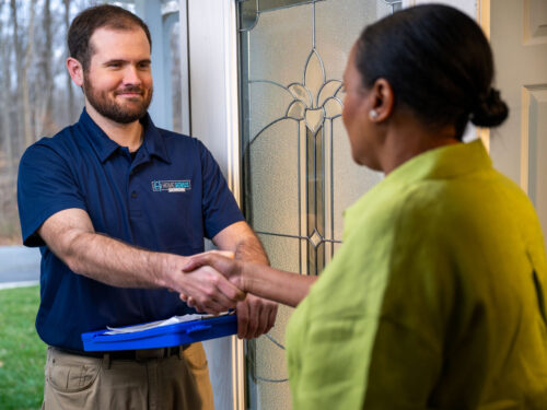 Home Remodeling Expert Greets Homeowner