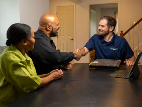 Home Remodeling Expert With Homeowner