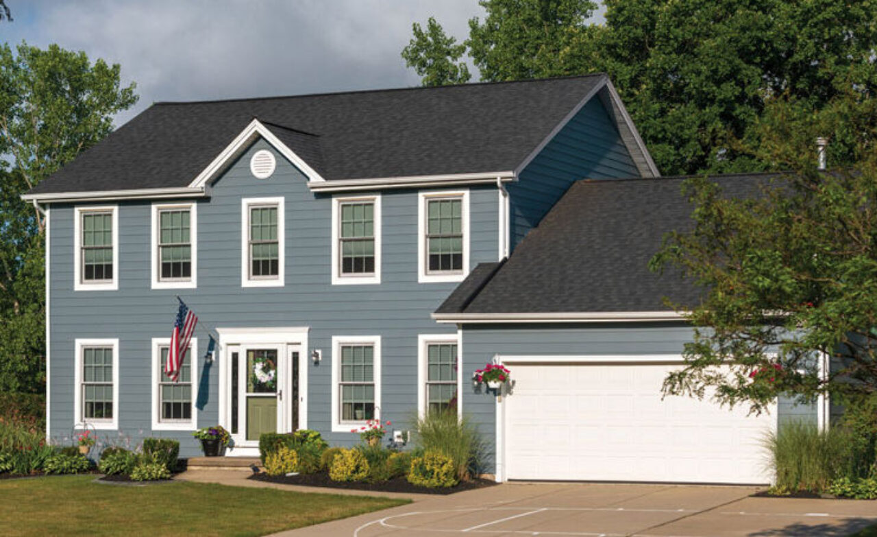 Blue CERTAplank Vinyl Siding