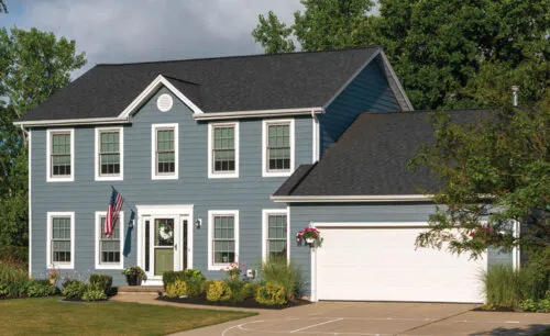Blue CERTAplank Vinyl Siding
