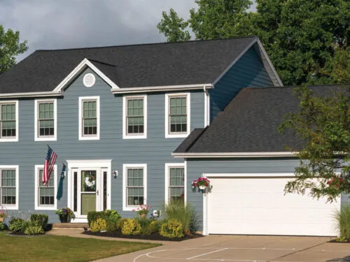 Blue CERTAplank Vinyl Siding