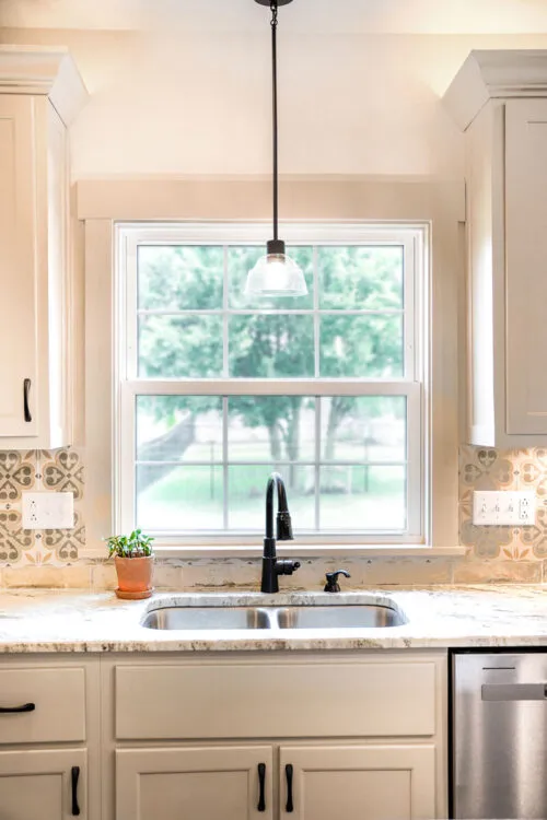ProVia Endure White Double Hung Kitchen Window