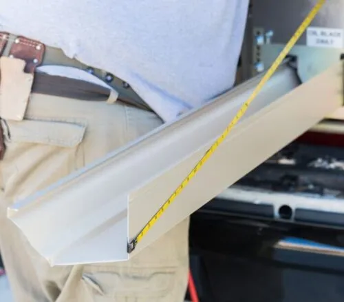 measuring gutters pre-installation