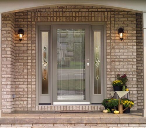 Sandstone Storm Doors