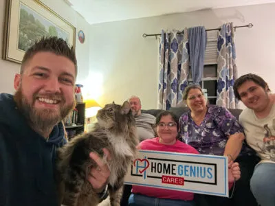 HGE customer selfie