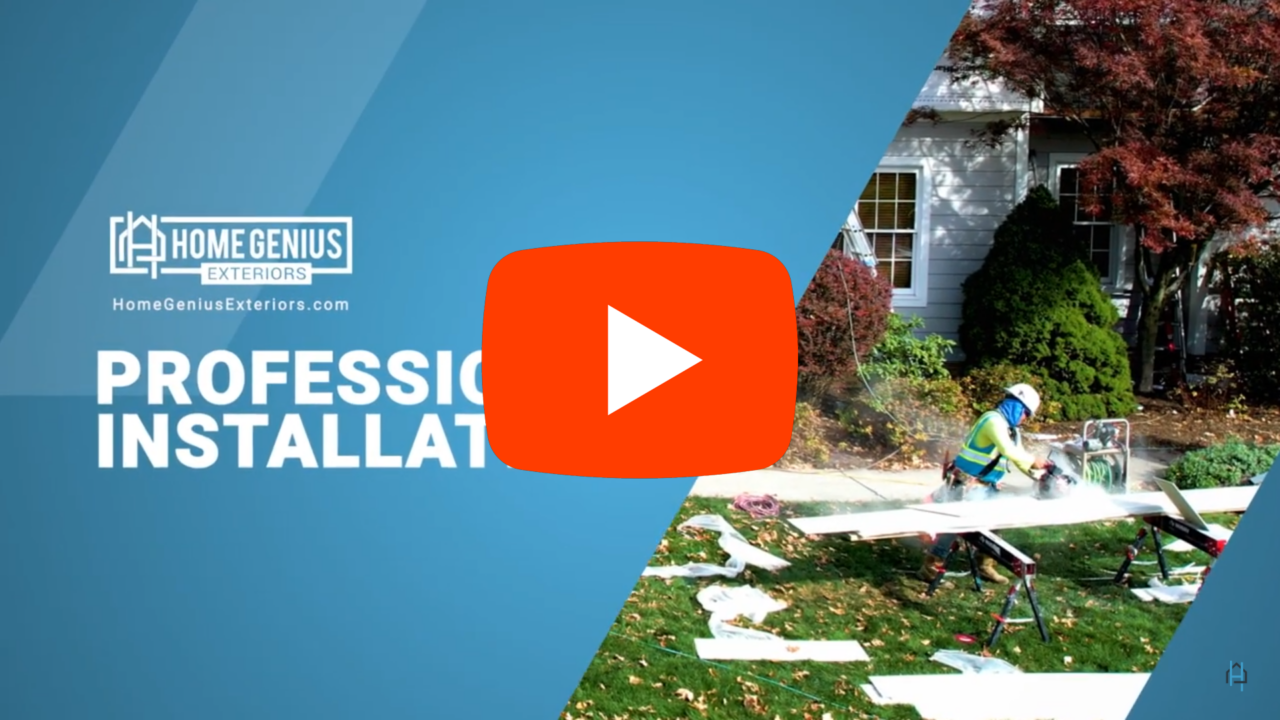 YouTube video thumbnail of siding installation