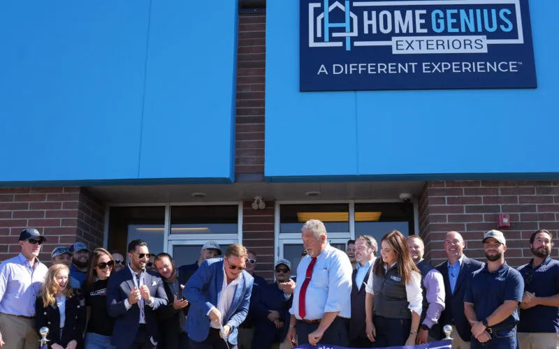 The official ribbon cutting at the HGE Corporate Marketing Headquarters launch