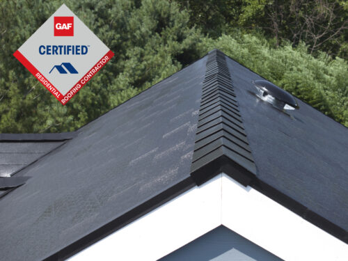 GAF certified residential contractor badge