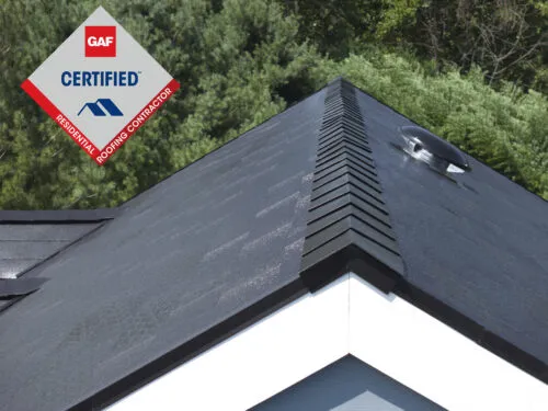 GAF certified residential contractor badge