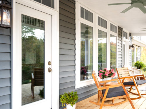 Beautiful new windows and patio door on home