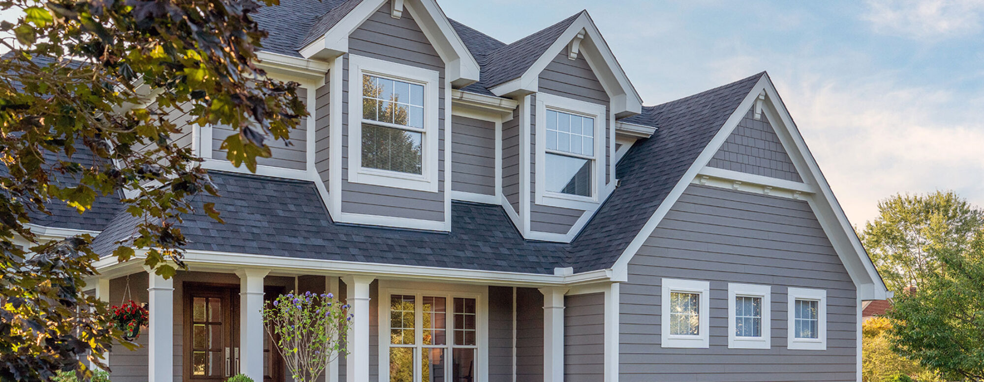 beautiful home with new siding