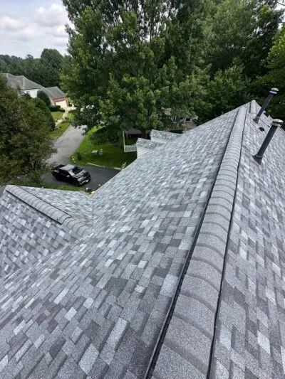 Owens corning asphalt shingle roof replacement job on a home in Maryland