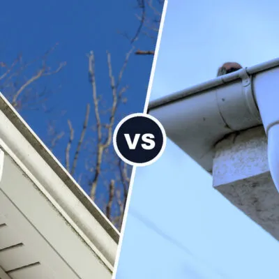 K Style Gutters vs. Half-Round Gutters